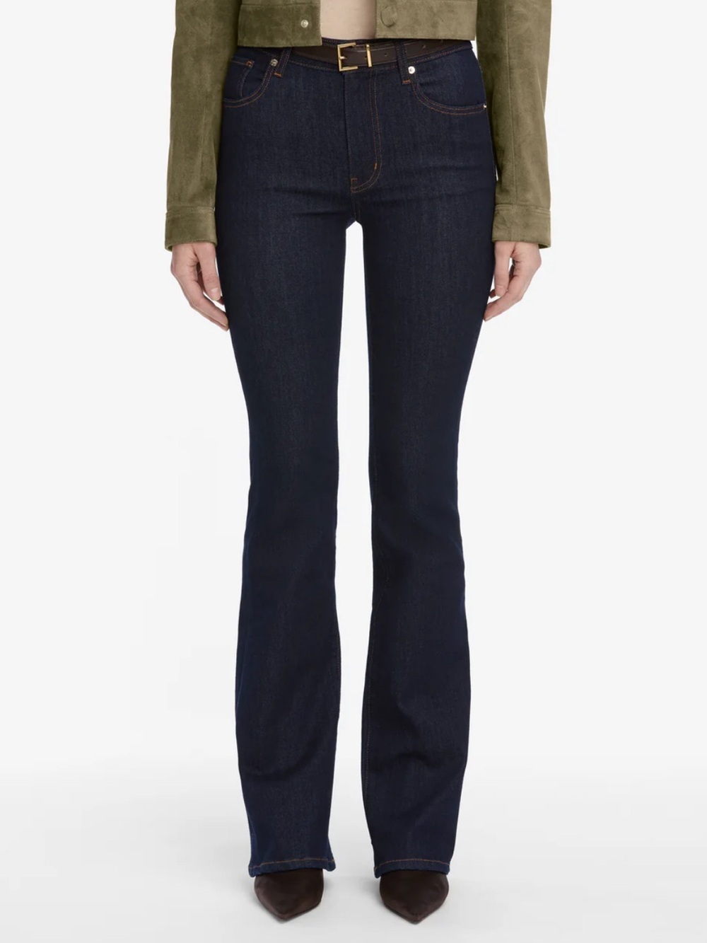 Frame The Reboot Denim Dark Wash Jeans in Rinse